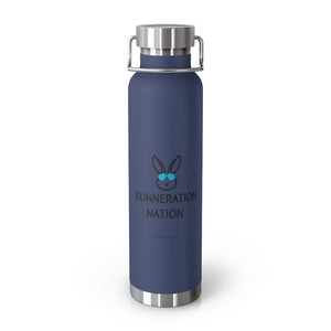 Bunneration Nation 22oz Vacuum Insulated Flask / Bottle for Cold or Hot Beverages