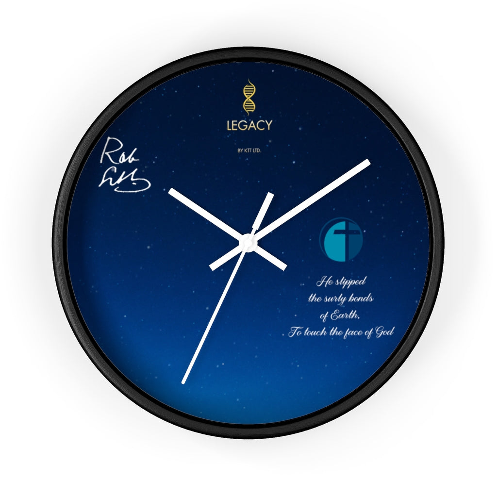 Official Robin Gibb In Memoriam Signature Wall Clock