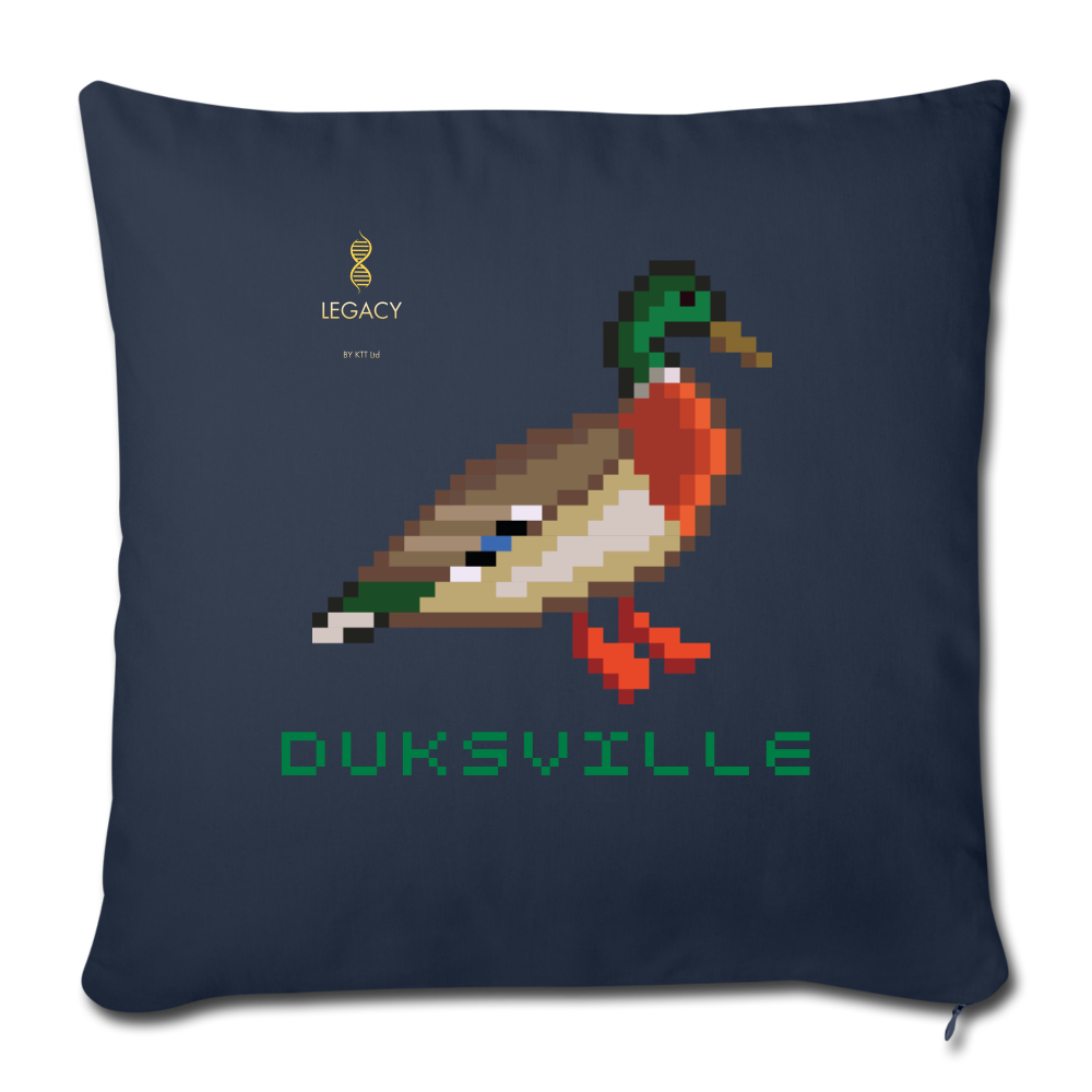 LEGACY by KTT DUKSVILLE Of (5D) Maine Throw Pillow Cover 18” x 18” - navy