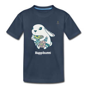 LEGACY by KTT 'Bunneration Nation' Premium Organic T-Shirt for Toddlers (of the new 'Bunni' Collection) - navy