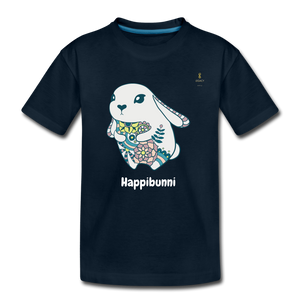 LEGACY by KTT 'Bunneration Nation' Premium Organic T-Shirt for Toddlers (of the new 'Bunni' Collection) - deep navy