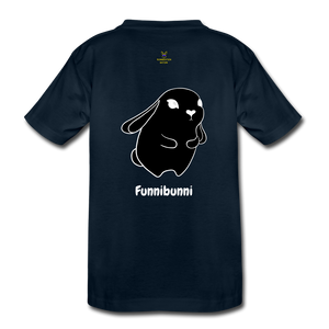 LEGACY by KTT 'Bunneration Nation' Premium Organic T-Shirt for Toddlers (of the new 'Bunni' Collection) - deep navy