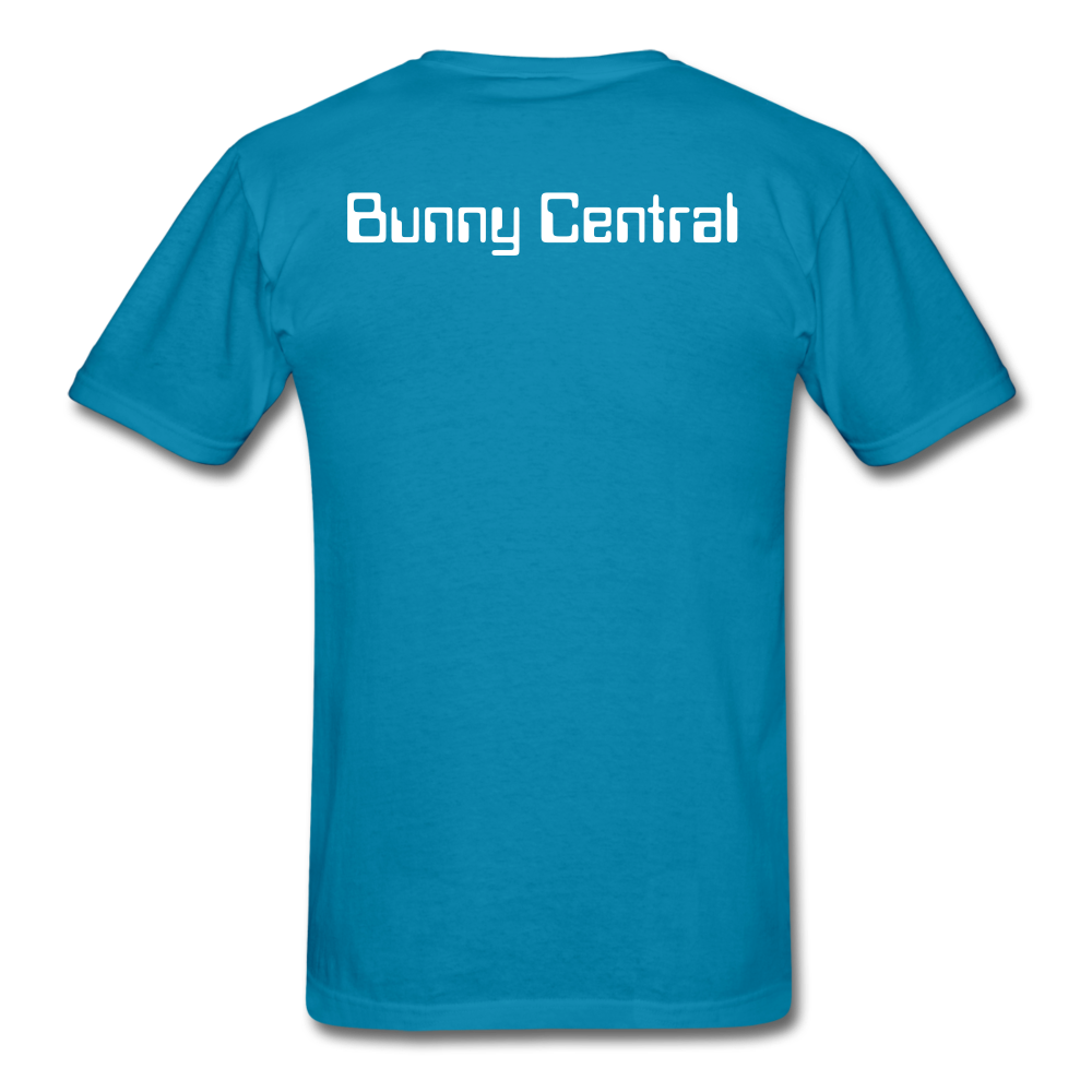 LEGACY by KTT's BUNNERATION NATION "Bunny Central" Men's T-Shirt - turquoise