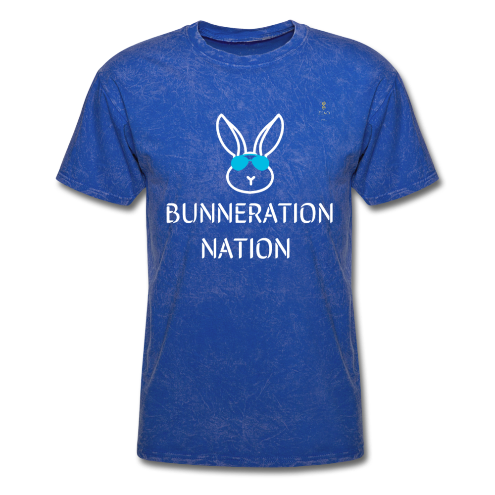 LEGACY by KTT's BUNNERATION NATION "Bunny Central" Men's T-Shirt - mineral royal